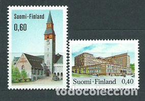 Selos: Finlandia - Correo 1973 Yvert 683/4 ** Mnh