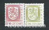 Stamps: Finlandia - Correo 1977 Yvert 771/2 ** Mnh Escudos