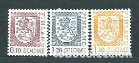 Stamps: Finlandia - Correo 1978 Yvert 790/2 ** Mnh Escudos