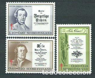 Stamps: Finlandia - Correo 1979 Yvert 808/10 ** Mnh