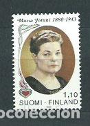 Stamps: Finlandia - Correo 1979 Yvert 827 ** Mnh Mar&iacute;a Jotuni