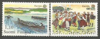 Selos: Finlandia - Correo 1981 Yvert 845/6 ** Mnh Europa