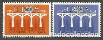 Selos: Finlandia - Correo 1984 Yvert 908/9 ** Mnh Europa