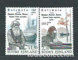 Selos: Finlandia - Correo 1985 Yvert 919/20 ** Mnh Epopeya nacional