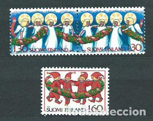 Selos: Finlandia - Correo 1986 Yvert 969/71 ** Mnh Navidad