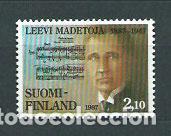Selos: Finlandia - Correo 1987 Yvert 978 ** Mnh Leevi Madetoja