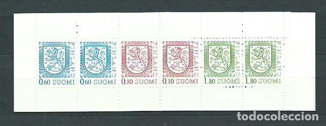 Selos: Finlandia - Correo 1988 Yvert 999a Carnet ** Mnh Escudos