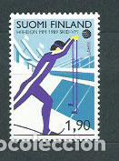 Selos: Finlandia - Correo 1989 Yvert 1034 ** Mnh Deportes ski