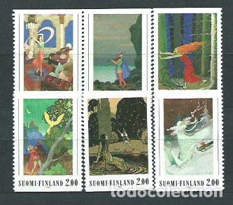 Selos: Finlandia - Correo 1990 Yvert 1080/85 ** Mnh Ilustraciones