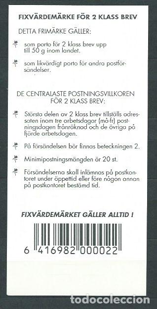 Timbres: Finlandia - Correo 1993 Yvert 1165 Carnet ** Mnh Flores