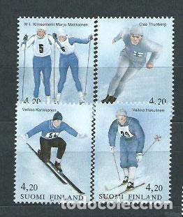 Timbres: Finlandia - Correo 1994 Yvert 1204/7 ** Mnh Deportes