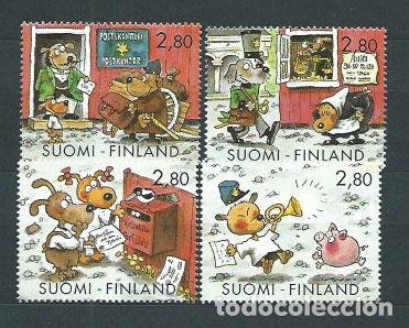 Timbres: Finlandia - Correo 1994 Yvert 1236/39 ** Mnh D&iacute;a del libro