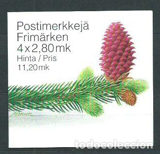 Timbres: Finlandia - Correo 1995 Yvert 1271 Carnet ** Mnh Flora