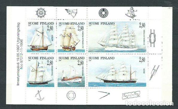 Timbres: Finlandia - Correo 1997 Yvert 1351/56 ** Mnh Veleros