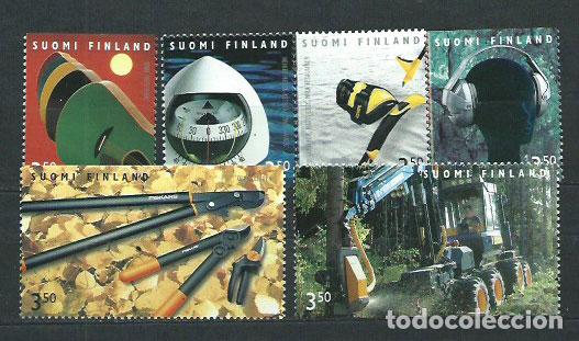 Stamps: Finlandia - Correo 1999 Yvert 1459/64 ** Mnh Dise&ntilde;o industrial