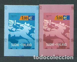 Stamps: Finlandia - Correo 2002 Yvert 1557/58 ** Mnh