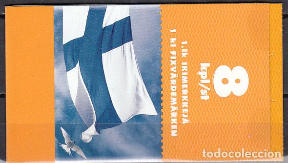 Stamps: Finlandia - Correo 2002 Yvert 1556 Carnet ** Mnh Bandera Nacional