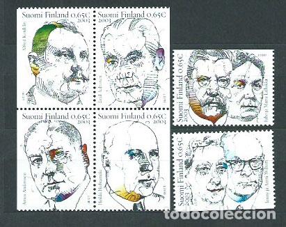 Stamps: Finlandia - Correo 2003 Yvert 1631/6 ** Mnh Personajes