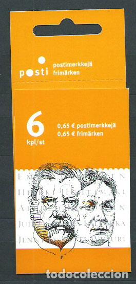 Stamps: Finlandia - Correo 2003 Yvert 1631 Carnet ** Mnh Personajes