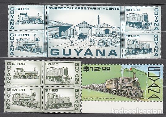 Stamps: Guayana Britanica - Correo Yvert 1629/38 ** Mnh Trenes