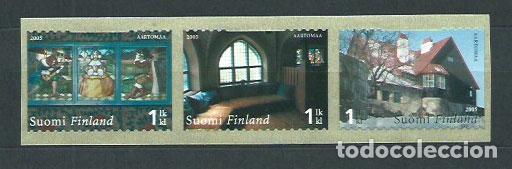 Stamps: Finlandia Correo 2005 Yvert 1703/5 ** Mnh Arquitectura