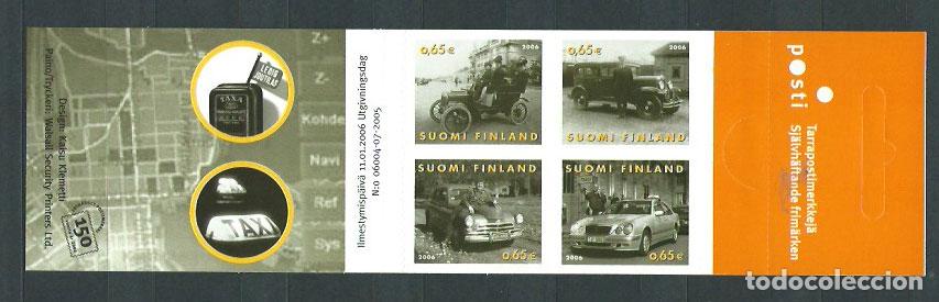 Stamps: Finlandia - Correo 2006 Yvert 1741/44 Carnet ** Mnh Veh&iacute;culos