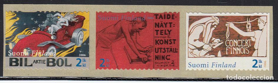 Stamps: Finlandia - Correo 2006 Yvert 1756/58 ** Mnh Arte - Pinturas