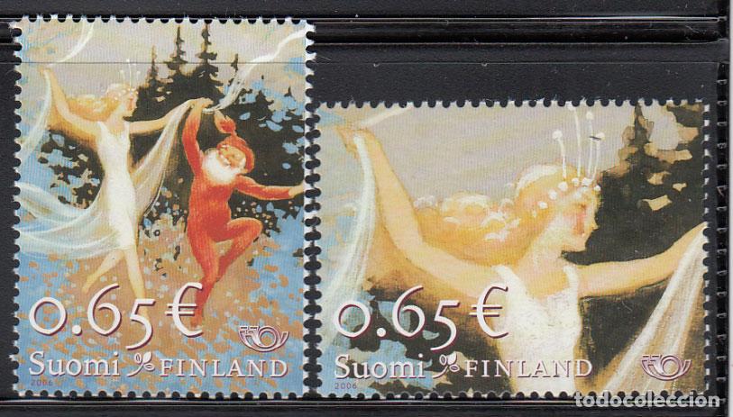 Francobolli: Finlandia - Correo 2006 Yvert 1762/63 ** Mnh Mitoligia nordica Cortados
