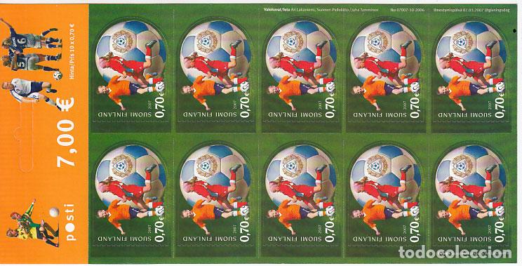 Francobolli: Finlandia - Correo 2007 Yvert 1803 Mini Pliego de 10 sellos ** Mnh Futbol - Depo