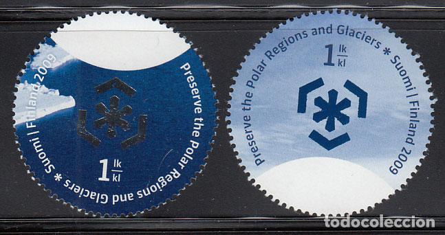 Francobolli: Finlandia - Correo 2009 Yvert 1925/26 cortados ** Mnh Zonas Polares