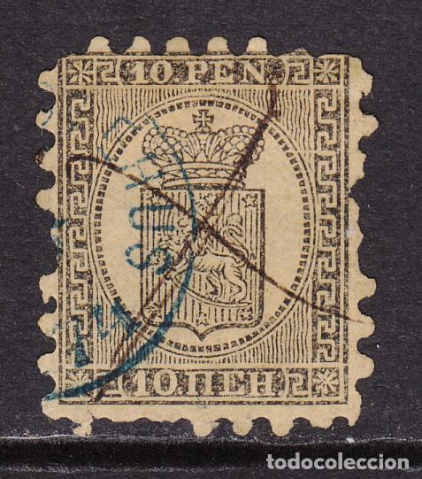 Francobolli: Finlandia - Correo 1866-70 Yvert 7 o Usado