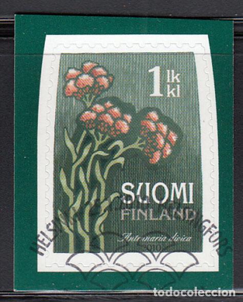 Francobolli: Finlandia Correo 2010 Yvert 1977 usado Flores