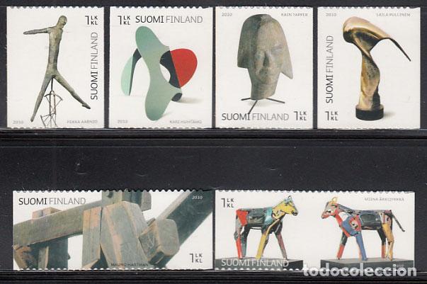 Francobolli: Finlandia Correo 2010 Yvert 2011/16 ** Mnh Arte Finlandes