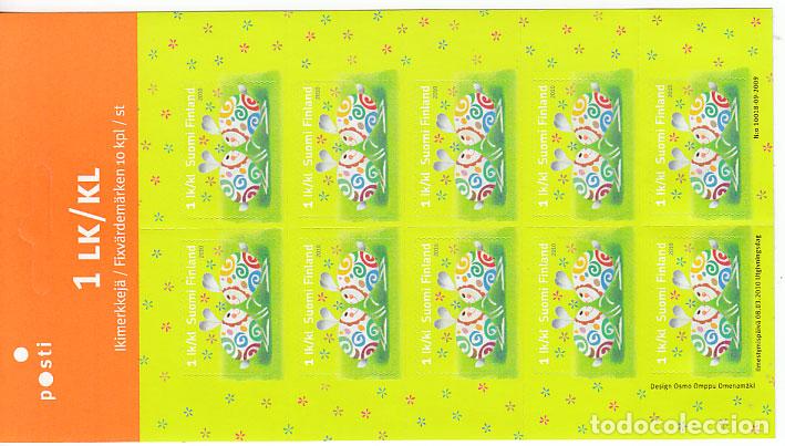 Francobolli: Finlandia Correo 2010 Yvert 1979 Mini Pliego de 10 sellos ** Mnh Pascuas