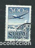 Timbres: Finlandia - Aereo Yvert 3 o Usado Avi&oacute;n