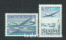 Timbres: Finlandia - Aereo Yvert 8/9 * Mh Avi&oacute;n