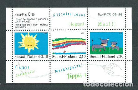 Timbres: Finlandia - Hojas Yvert 7 ** Mnh Dibujos infantiles