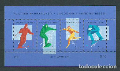 Timbres: Finlandia - Hojas Yvert 8 ** Mnh Deportes