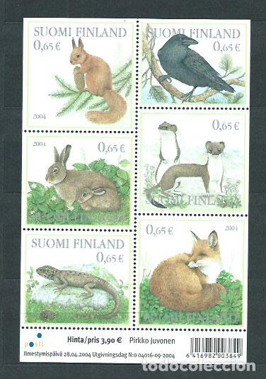 Timbres: Finlandia - Hojas Yvert 34 ** Mnh Fauna