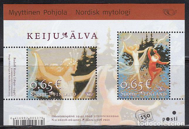 Timbres: Finlandia - Hojas Yvert 40 ** Mnh Mitologia Nordica
