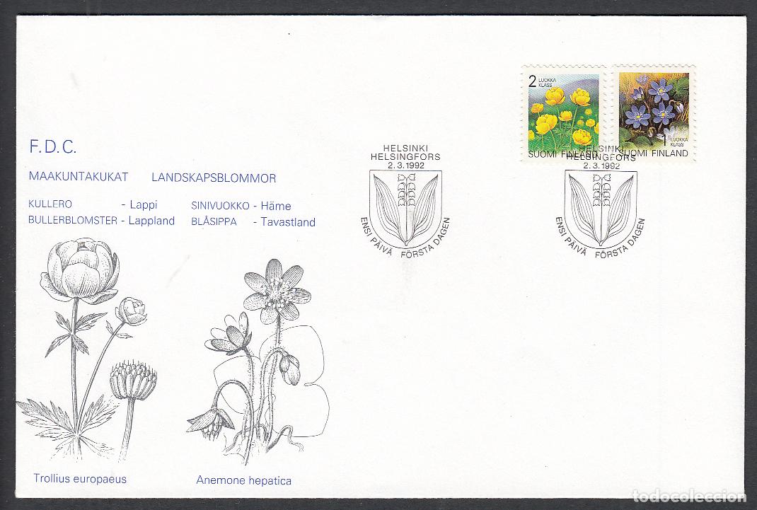 Timbres: Finlandia Sobre Primer Dia FDC Yvert 1129/30 Fauna 1992
