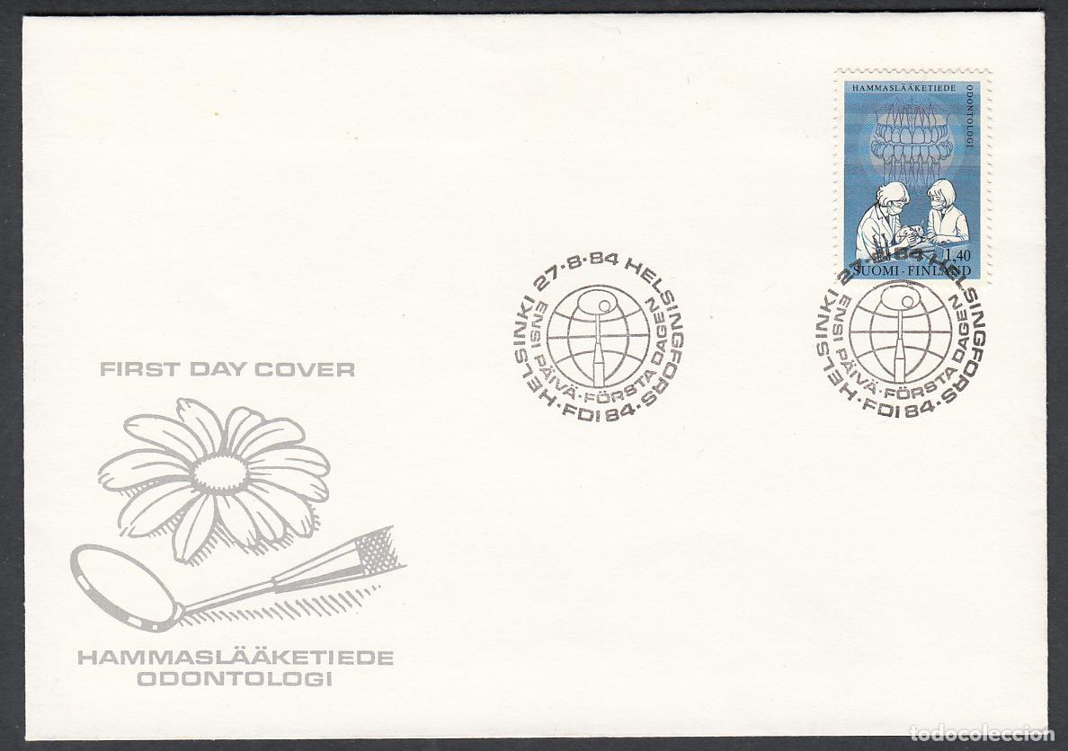 Timbres: Finlandia Sobre Primer Dia FDC Yvert 912 - Medicina - 1984