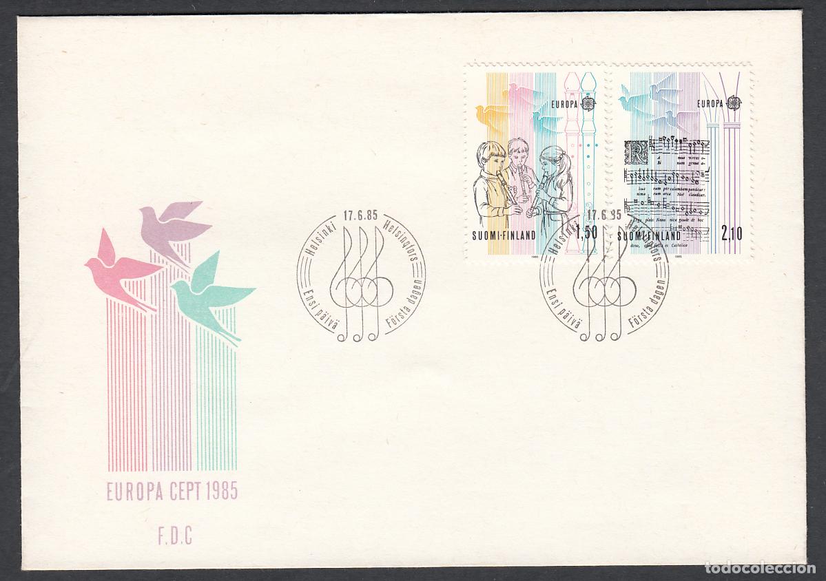 Timbres: Finlandia Sobre Primer Dia FDC Yvert 932/933 - Europa CEPT - 1985
