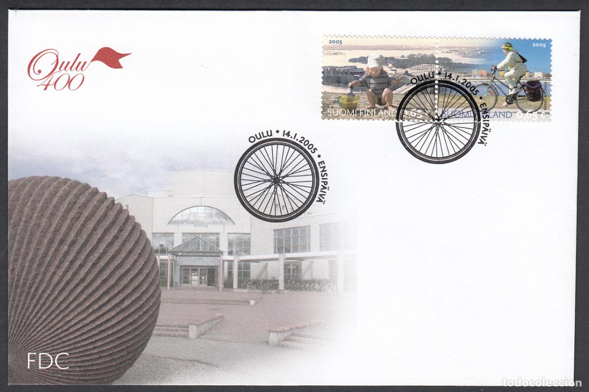 Timbres: Finlandia Sobre Primer Dia FDC Yvert 1694/1698 - Oulu 2005