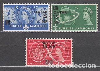 Timbres: Qatar - Correo Yvert 16/8 * Mh Scoutismo