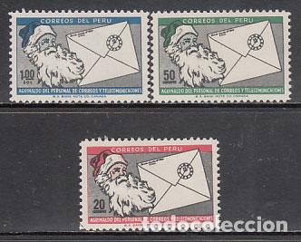 Timbres: Peru - Correo 1965 Yvert 469/71 ** Mnh Navidad