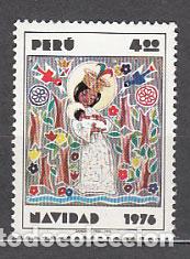 Timbres: Peru - Correo 1976 Yvert 619 ** Mnh Navidad