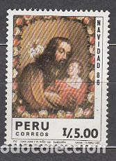 Timbres: Peru - Correo 1986 Yvert 851 ** Mnh Navidad