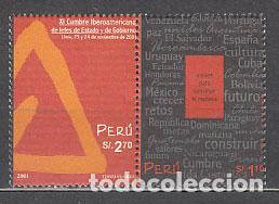 Stamps: Peru - Correo 2002 Yvert 1283/4 ** Mnh