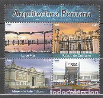 Stamps: Peru - Correo 2005 Yvert 1505/8 ** Mnh Arquitectura